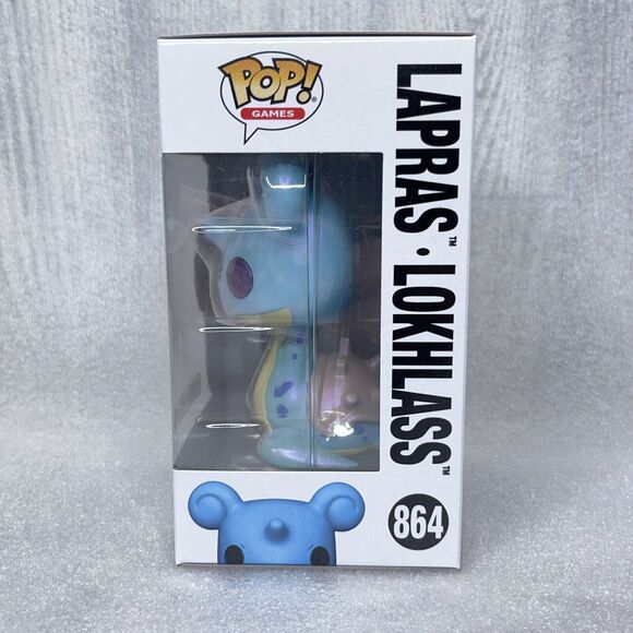 Funko Pop! Games Pokemon LAPRAS Pearlescent Pokemon Center Exclusive #864 NEW - Picture 3 of 8
